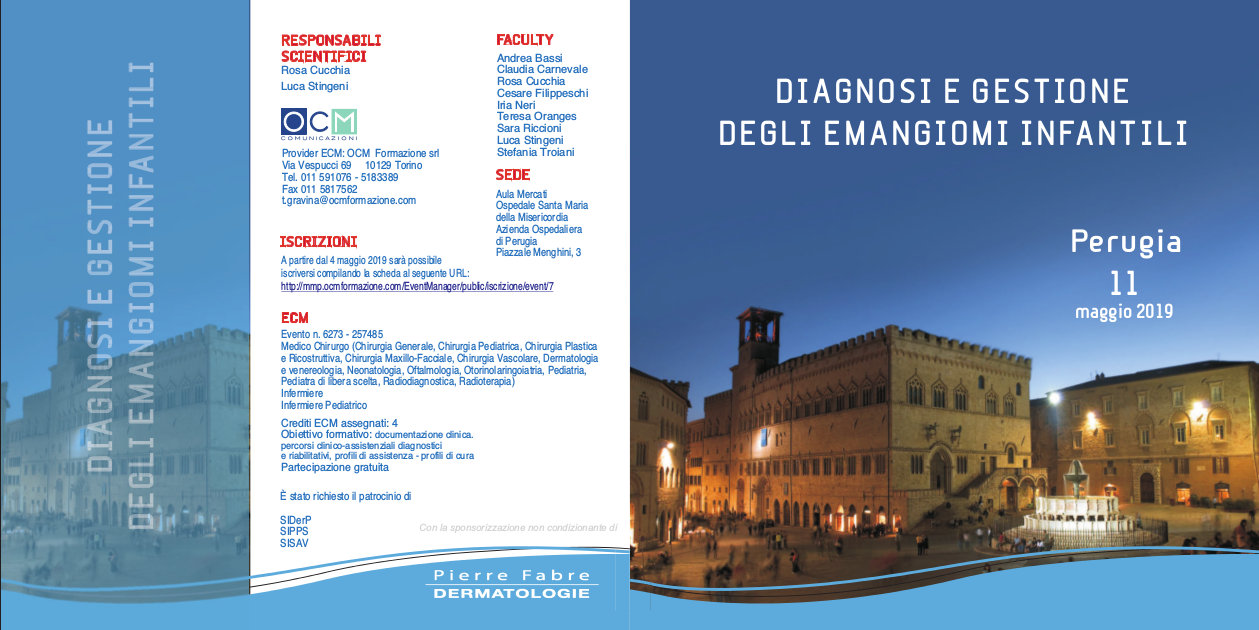 DIAGNOSI E GESTIONE DEGLI EMANGIOMI INFANTILI