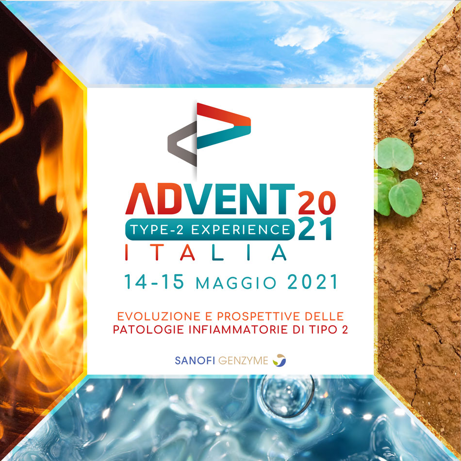 Advent Italia 2021: type 2 experience evoluzione e prospettive delle patologie infiammatorie di tipo